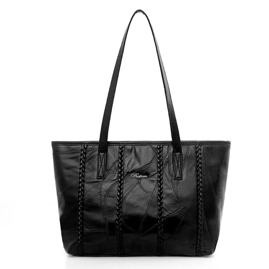 

2019 Vintage Black New Women Designer Handbags High Quality Shoulder Bags Ladies Handbags PU Leather Women Bag Ladies Hand Bags