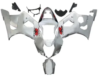 

For SUZUKI GSX-R1000 K3 03 04 GSX R1000 K3 White Q34535 GSXR 1000 2003 2004 GSXR1000 Fairing Kit+7#1tb2