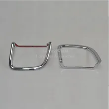Per 2012-2015 Toyota Land Cruiser 200 FC200 Chrome Retronebbia Coperchio Della Lampada Trim Adesivi Car Styling accessori