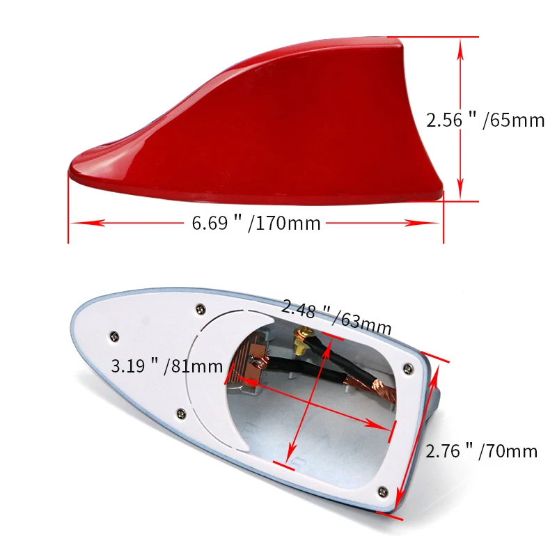 Прокат плавник акулы авто радио антенна сигнальные антенны на крышу для BMW/Honda/Toyota/hyundai/VW/Kia/автостайлинг для Nissan