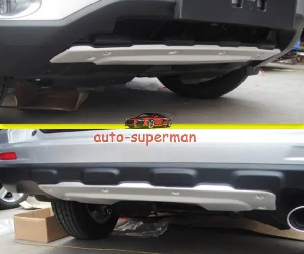 

Front+Rear Bumper Protector For Honda CRV 2010 2011 aluminum alloy