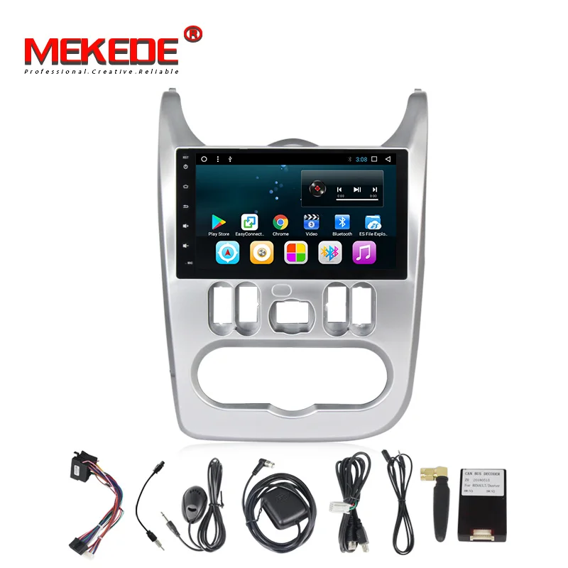 T3 Android8.1 автомобильный мультимедийный плеер для Logan 2009 2013 Сендеро Dacia 2008 2012 Duster Sandero