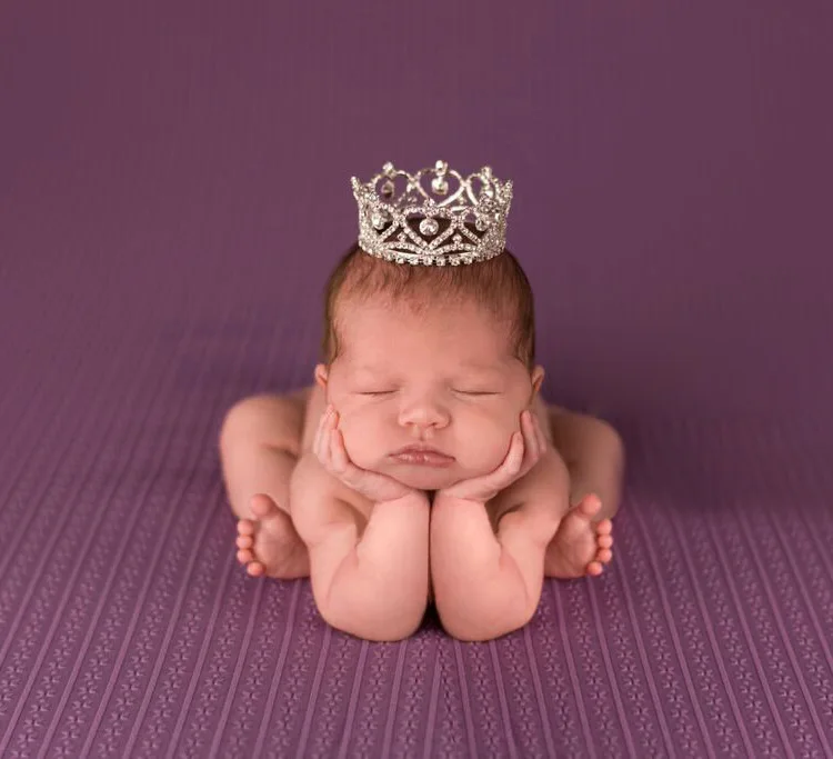 Реквизит для фотосъемки новорожденных Аксессуары золотое кольцо детская Корона реквизит для мальчиков корона для маленьких девочек фотосессия Принцесса Корона Детские реквизит для фотосессии