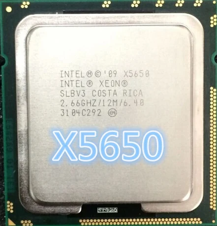 Оригинальный процессор Intel Xeon x5650 6 ядер 2 66 ГГц LGA1366 L3 кэш 12 м 95 Вт ЦП
