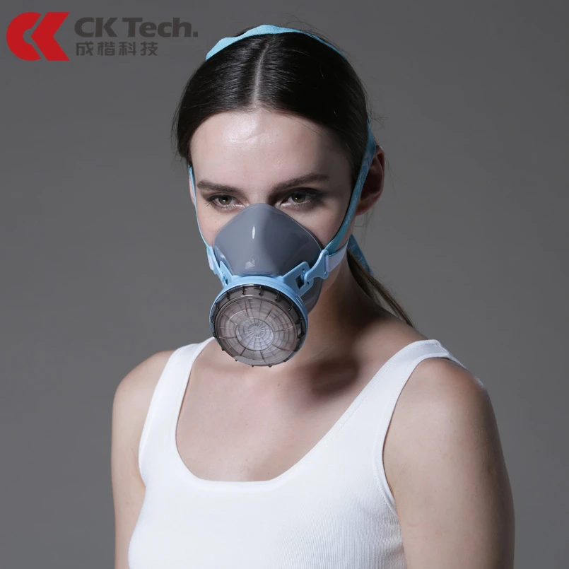 

CK Tech. Silicone Anti-dust Mask Breathable Industrial Dust Hazard Cleaning Grinding Coal Mine Labor Protective Mask