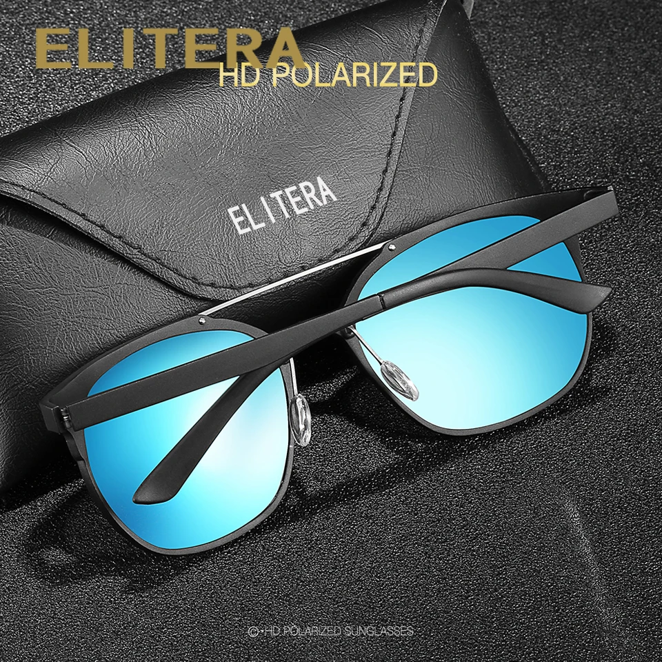 ELITERA фирменный дизайн алюминиево-магниевые поляризованные солнцезащитные очки для мужчин и женщин классические солнцезащитные очки UV400 защита