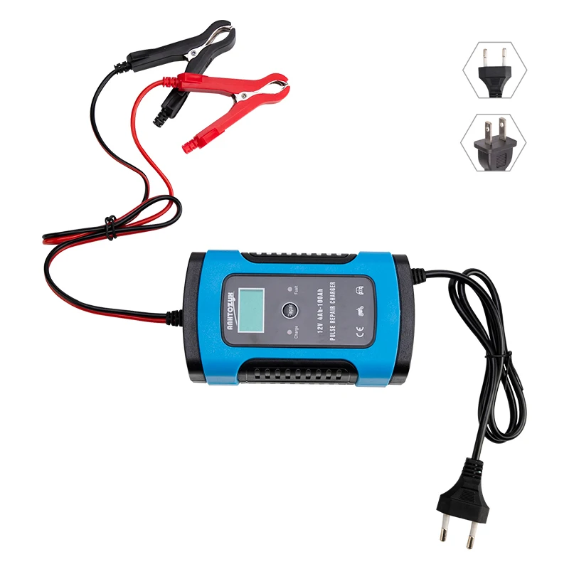 

12V 6A Motorcycle Car Battery Charger All Intelligent Repair Lead Acid Storage Charger Universal Charger Full Automatic Charger