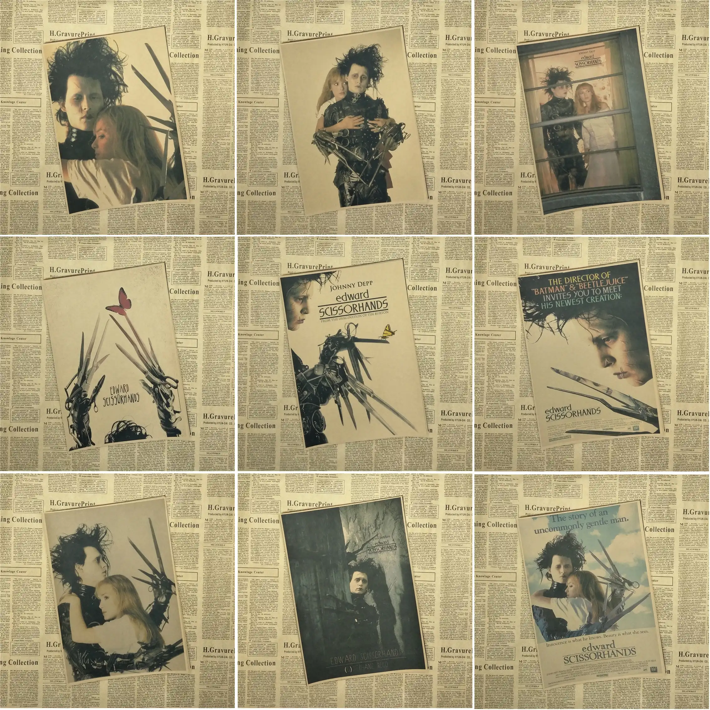 Decoracion De La Pared Clasica De La Moda Personalizada De La