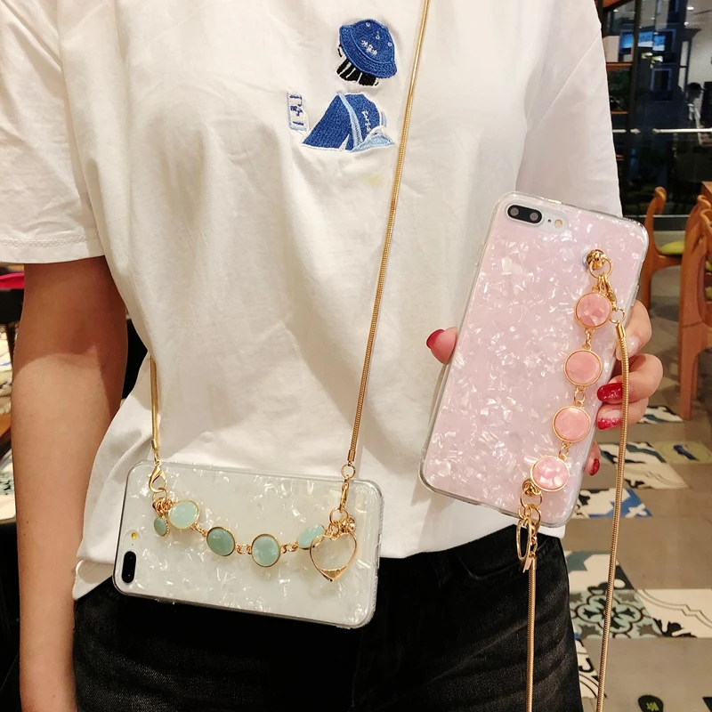 

Glitter Phone Case For Huawei nova 5 Pro Diamond Bracelet Shell Pattern Cases For Huawei nova 5 Soft Silicone Back Cover