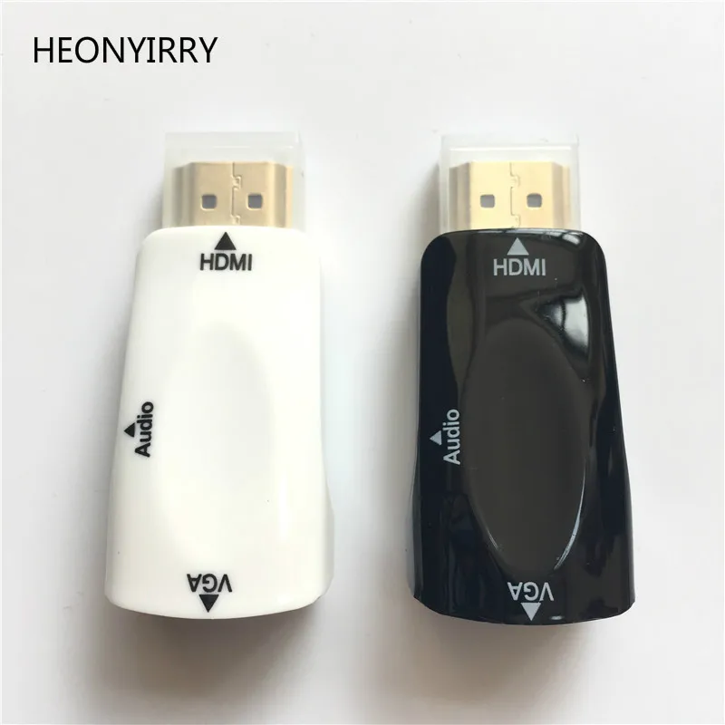 

Male to Female for HDMI to VGA Converter With Audio Cable for PC Laptop Tablet Support 1080P HDTV Adapter