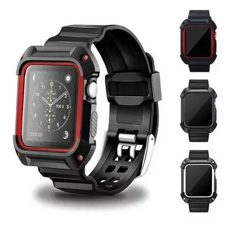 Чехол для наручных часов iwatch ремешок ТПУ мягкий Apple Watch 42 мм/38 мм версия 1 2 3|Ремешки