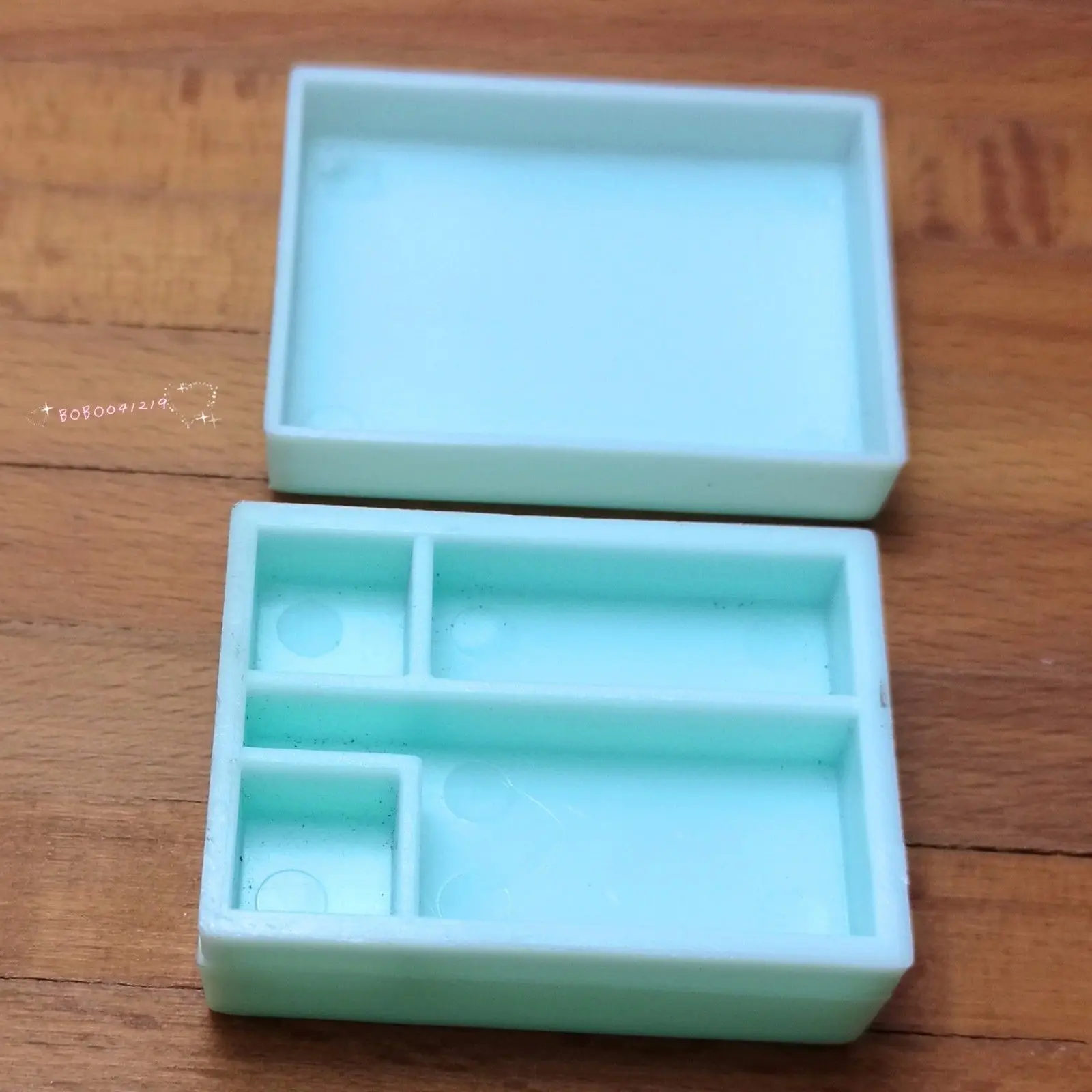 

Dollhouse Miniature 1:12 Toy A Blue Food Box Length 4cm SPO650