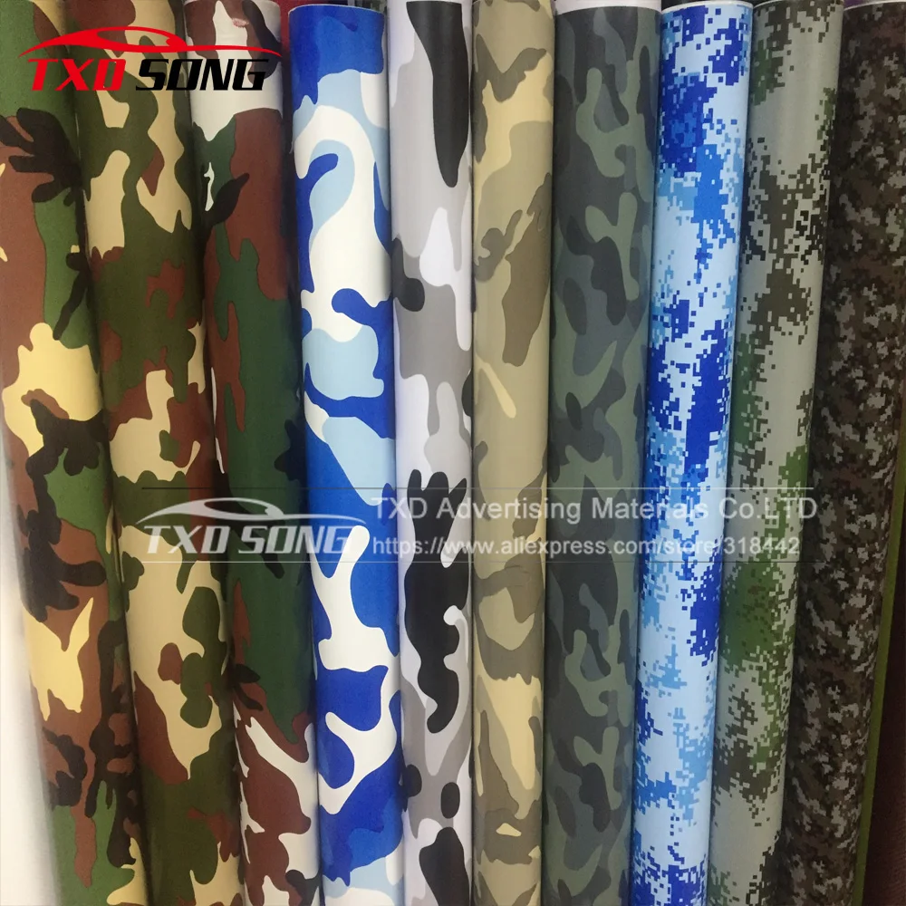 

Good quality Different Car Styling Large Digital Woodland Green Camo Camouflage Vinyl Film Sticker Wrap Desert Camouflage film