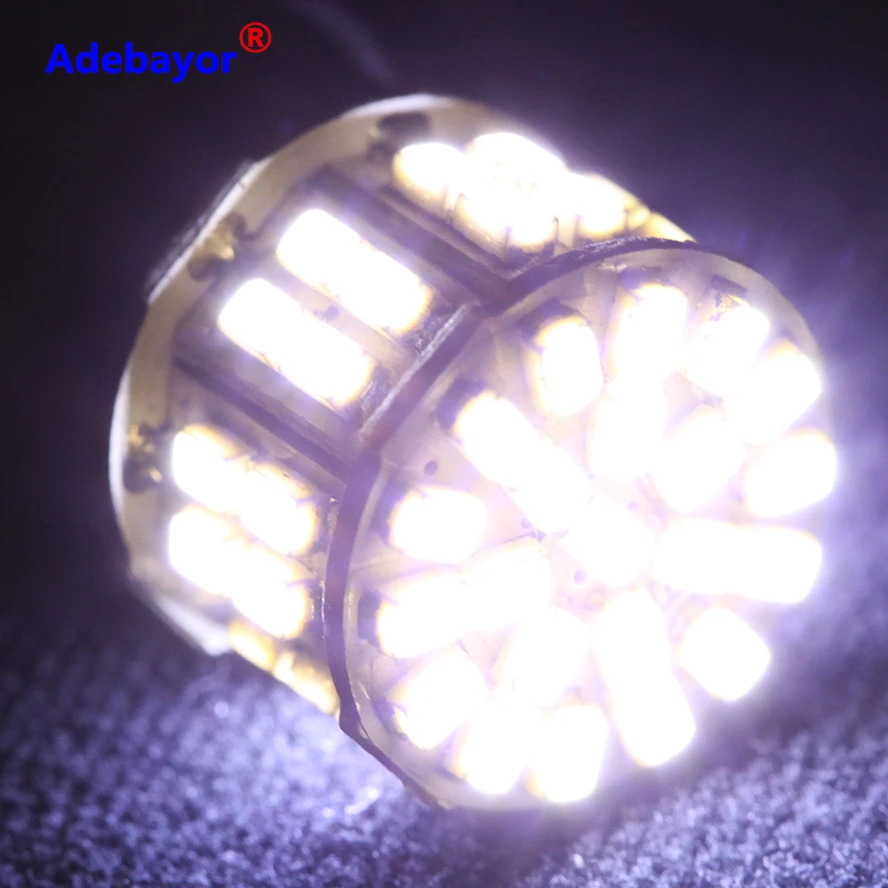 100X1156 BA15S p21w 50 SMD 1206 3020 Светодиодный задний стоп светильник сигнальная Поворотная