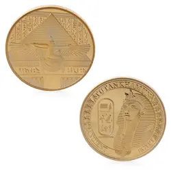 Позолоченные древних Тутанхамон памятные вызов коллекция монет сувенир