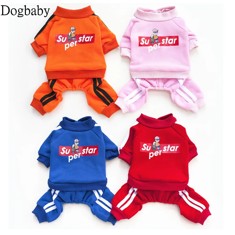 

A10 Cheap Dog Hoodie Coat Sport Clothing Pet Outfits Puppy Jumpsuit Small Dog Clothes For Chihuahua Yorkie Wholesale S-XXL