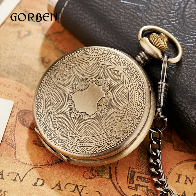Luxury Golden Nurse fob Watches Chain for men Stainless steel Japan Quartz Movt Luxury Golden Nurse fob Watches Chain for men Stainless steel Japan Quartz Movt