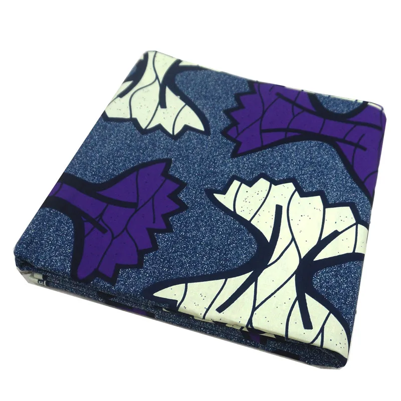 

grey Color African Veritable Dutch Print Wax Pure Cotton Java Real Wax Fabric for Women Dress A1004