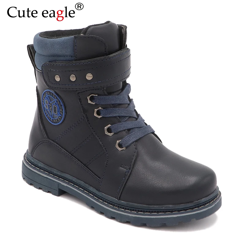 

Winter Boots For Boys Felt Boots Little Kids Woolen Plush Warm Snow Boots For Boy's Waterproof Martin Boots EU Size 27-32