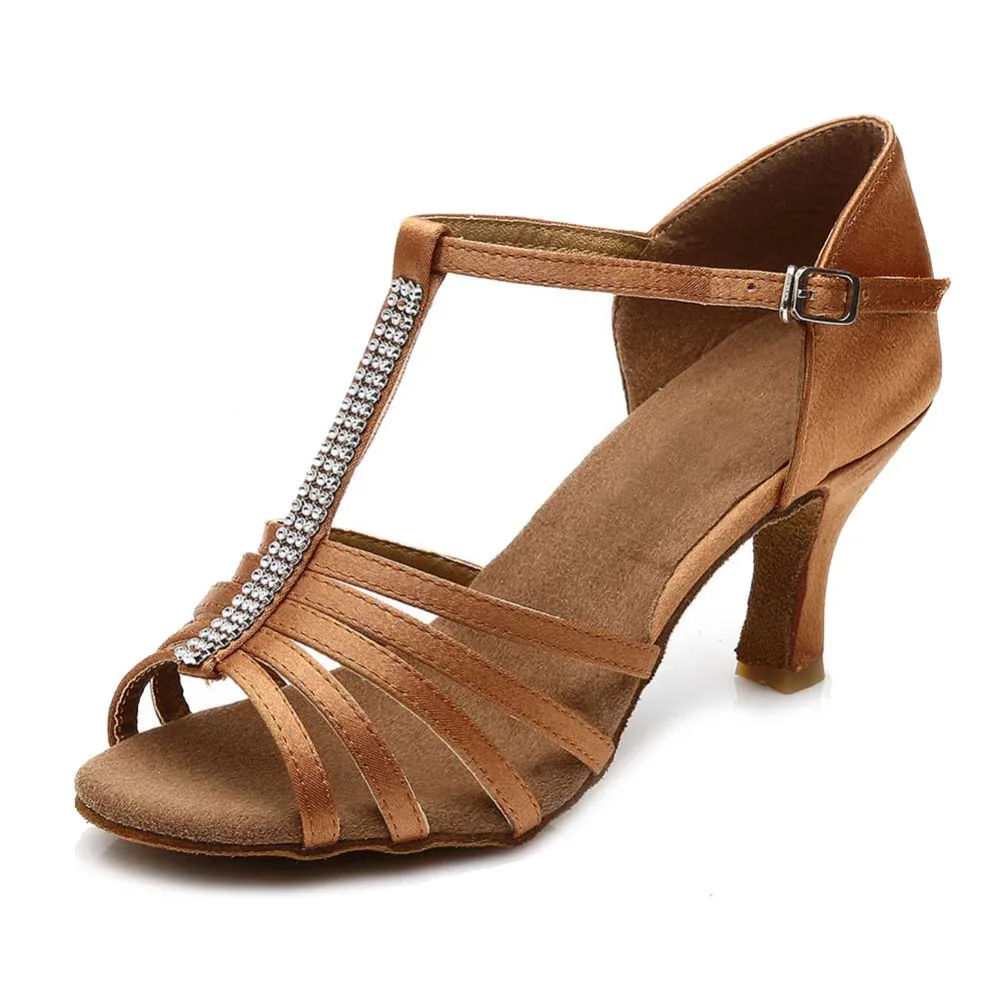  Latin dance shoes for women girl's lady's ballroom satin professional Salsa tango party dancing sho
