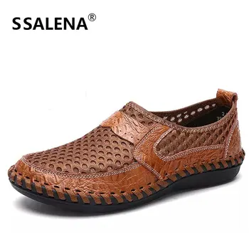 

Men Summer Slip On Loafers Shoes Comfortable Breathable Casual Shoes Moccasins Male Lightweight Lazy Shoes Plus Size AA11592