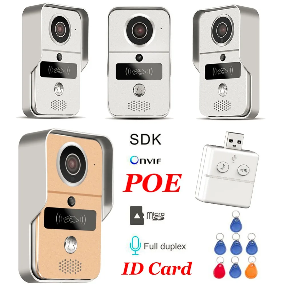 Smart 720P Home WiFi Video Door phone Doorbell Wireless Unlock