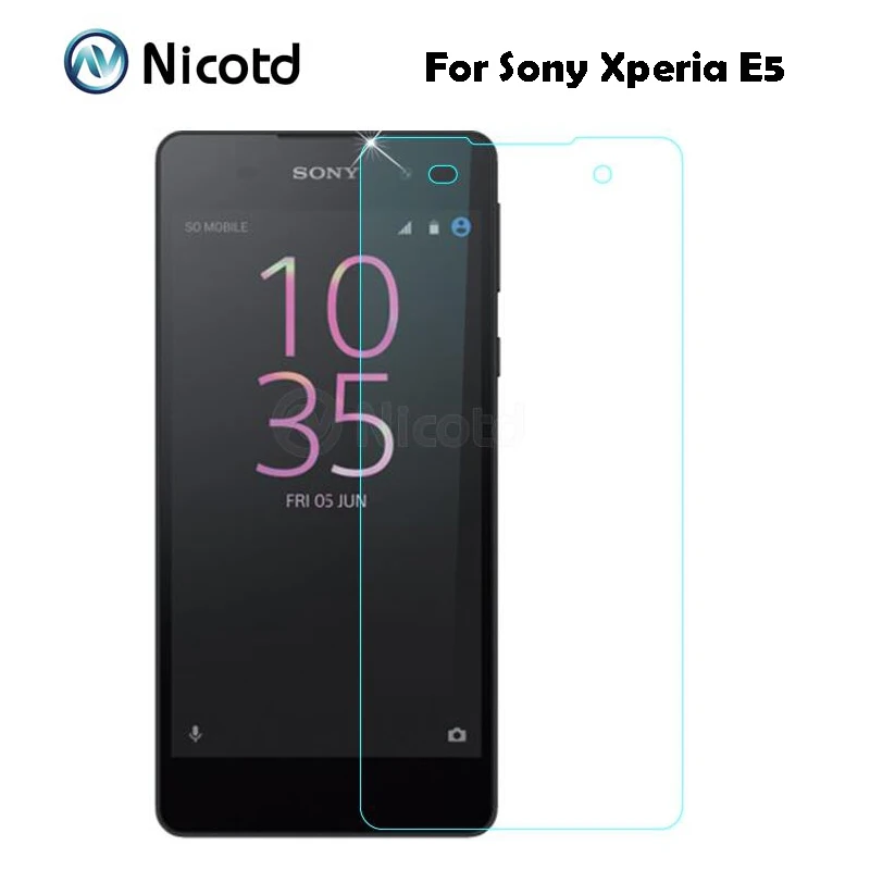 

E5 E 5 Screen Protector 9H Anti-Explosion Tempered Glass For Sony Xperia E5 F3311 F3313 LTE Protective Film pelicula de vidro