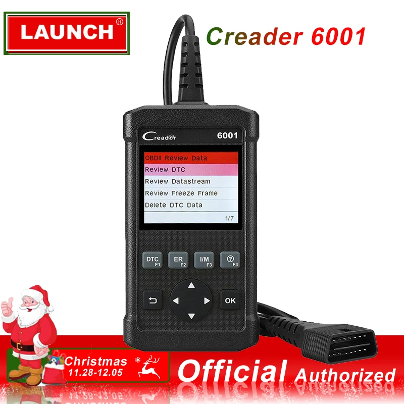 

Launch Creader 6001 OBD2 Car Code Reader Scanner Automotive Diagnostic Tool Universal Auto Diagnose Turn Off Light CR6001 OBD 2