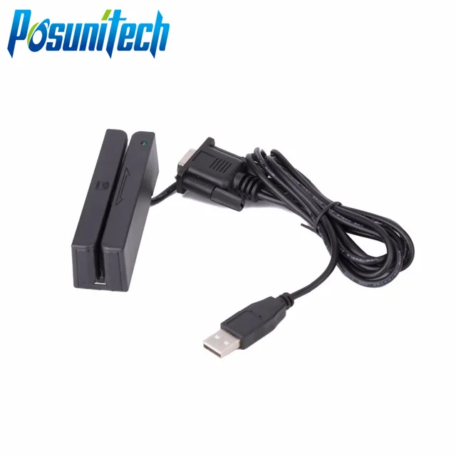Magnetic Card Reader Msr100 Stripe 3 Tracks Rs232 Interface P2 Magnetic Card Reader Msr100 Stripe 3 Tracks Rs232 Interface P2 Plug Universal For Swipe Bar
