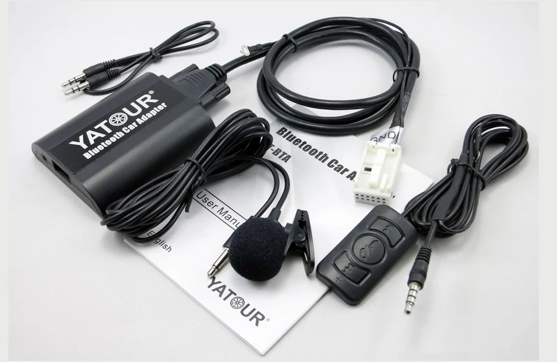 Yatour Bluetooth MP3 плеер БТА с пультом дистанционного управления для 12pin VW Audi Skoda Quadlock сиденья