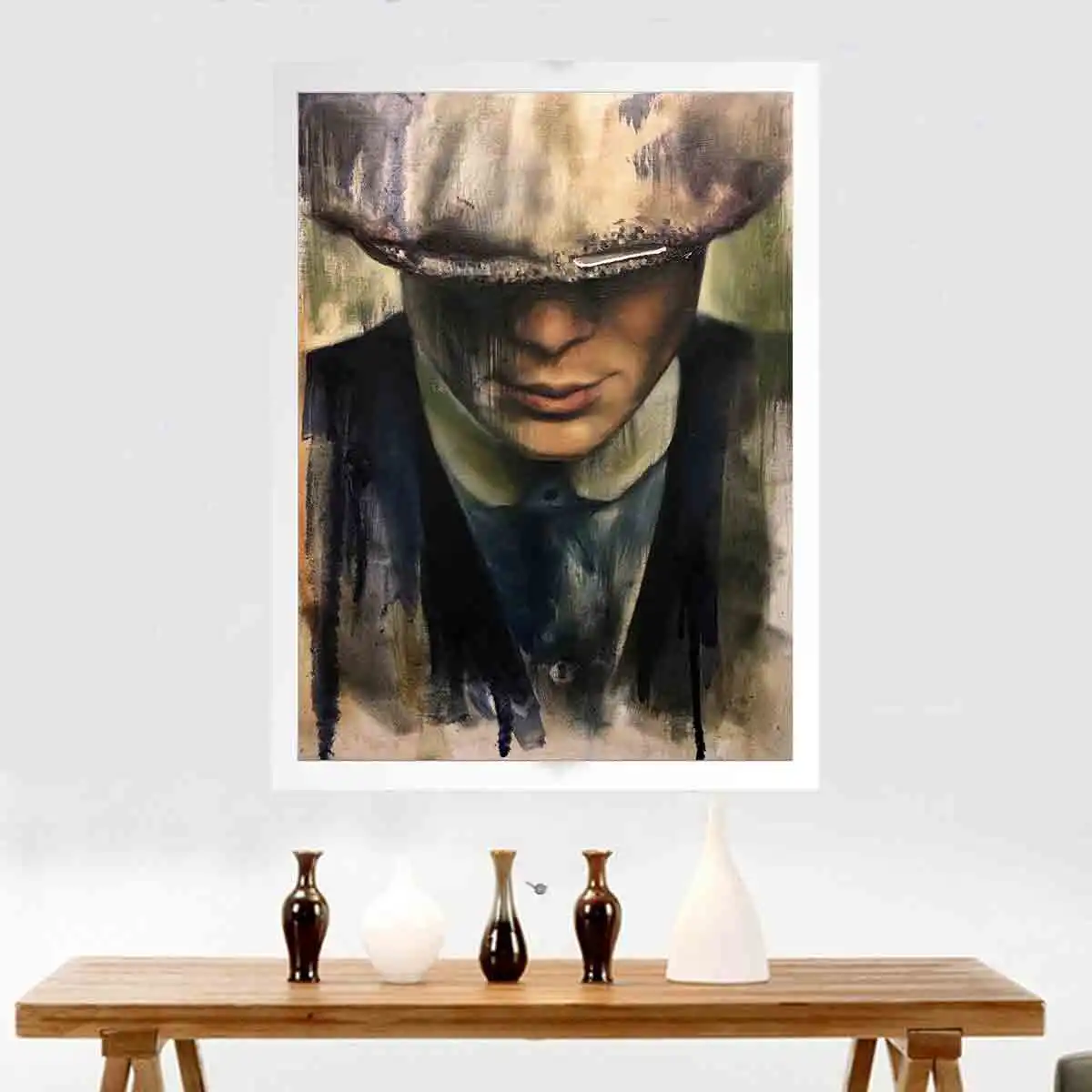 

Poster Print Fabric Custom Canvas Painting film Peaky Blinders classic Movie Art Silk poster Room Decor 27x40 24x36 12x18in 4068