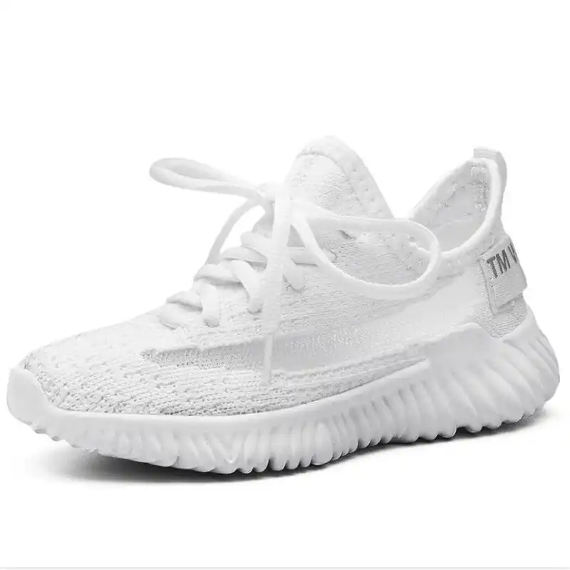 2019 Boys Girls Running Shoes Kids Sneakers For Mesh Breathable Children Sports Shoes Shock Absorption Soft Rubber Sole School