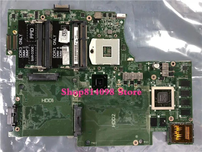 

0TXP27 TXP20 CN-0TXP27 3D FOR Dell XPS 17 L702X Laptop motherboard DDR3 With graphic test good
