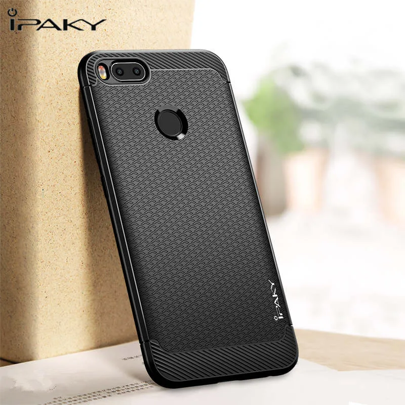 For Xiaomi Mi A1 case Ipaky Silicone Soft TPU protection back Cover for mi 5x Xiomi Mi5X MiA1 Global version phone |