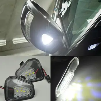 

2Pcs xenon White LED Side Mirror Puddle Light For Touran (2010-up)