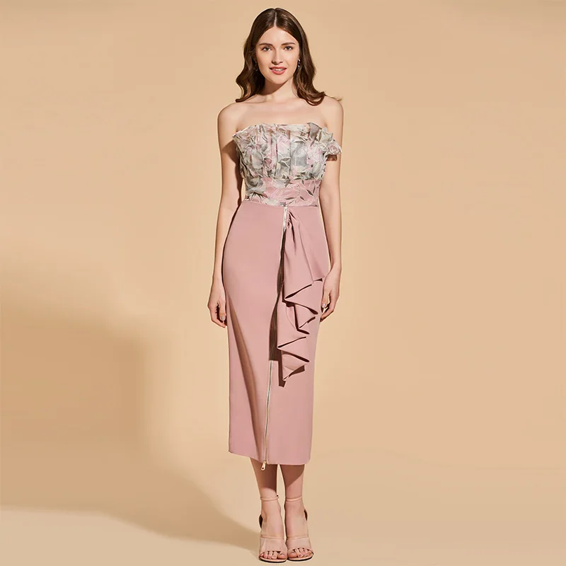 tea length sheath dress