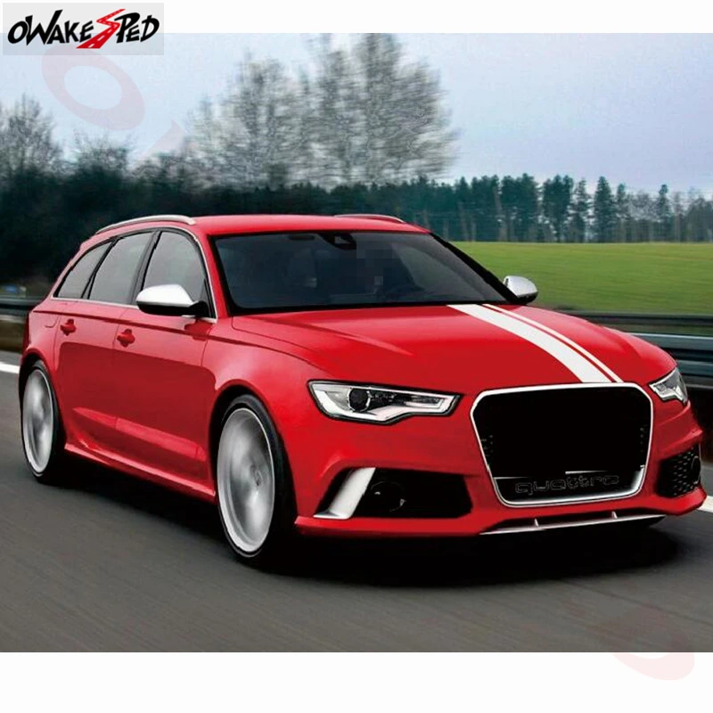 Гоночный спортивный Стайлинг автомобиля капот Декор Стикеры для Audi RS RS3 RS4 RS5 RS6 RS7 TT RS Q3 авто аксессуары для головы виниловая наклейка