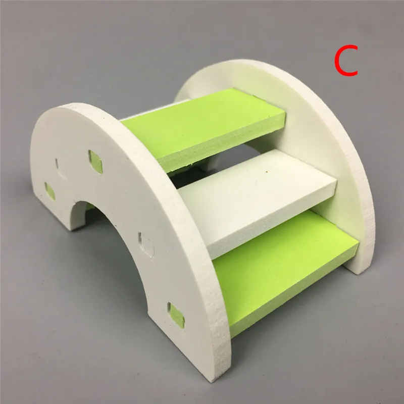 

Pet Hamster Toy Wooden PVC Bridge Seesaw Small Animal Pets Guinea Pig Squirrel Funny Small Animals Toys