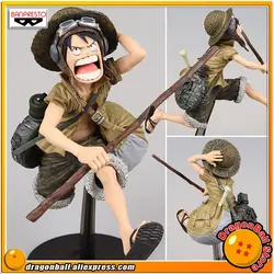 Япония Аниме "One Piece" Оригинал Banpresto Scultures большой zoukeiou Коллекция Рисунок-Обезьяна D. луффи (армия Цвет Ver.)