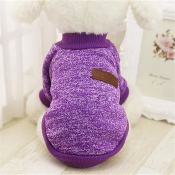 

Classic Warm Dog Clothes Puppy Outfit Pet Cat Jacket Coat fall,spring Winter Soft Sweater Clothing For Small Dogs Chihuahua S-XL