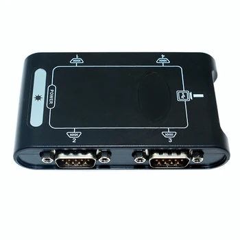 

9Pin USB 2.0 to 4 ports RS232 Serial DB9 COM Controller Connectors USB RS232 Adapter Hub