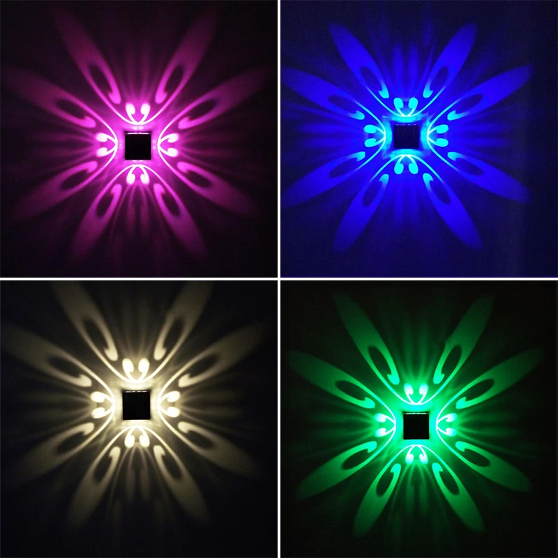 Remote Control LED Wall Lamp Indoor LED Projection Colorful Lighting Aisle TV Background Wall Light For Home Hotel KTV Bar (1)