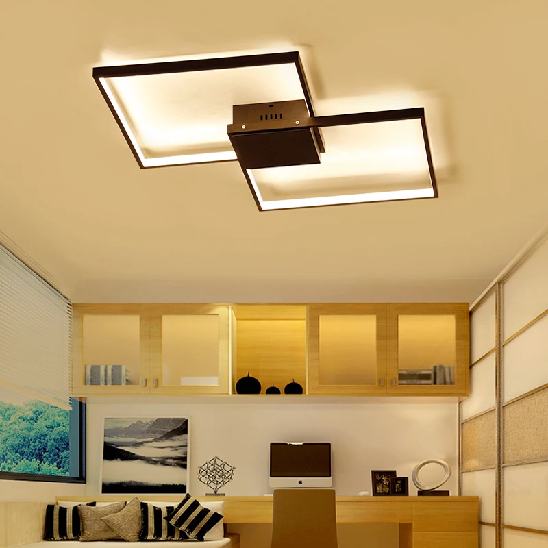 Remote led ceiling lights Modern for bedroom dimmer ceiling lamps