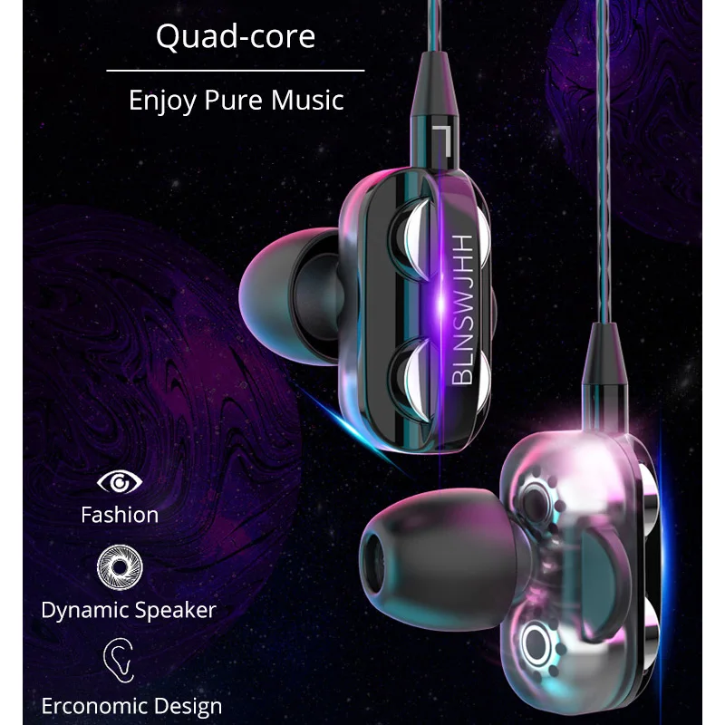 

ISKAS Headphones With Microphone Music Earphone Bass Pc Game Microphone New Electronics Phone Good Quad-core Cell Phones 3185