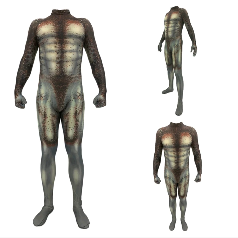 

XintComic 2019 new Predator Anime Costume The Predator Cosplay Costume Halloween Party Dress Adult and Child's Bodysuit Tights