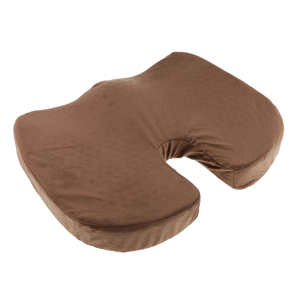 Gel Cool Neck Shoulder Headrest Pillow + Coccyx Orthopedic Car Seat Cushion