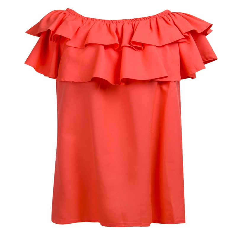 

Sexy Off Shoulder Ruffle Satin Blouse Shirt Soft Sleeveless 2017 Summer Tops Elegant Glossy 3Colors Women Casual Blouses Blusas