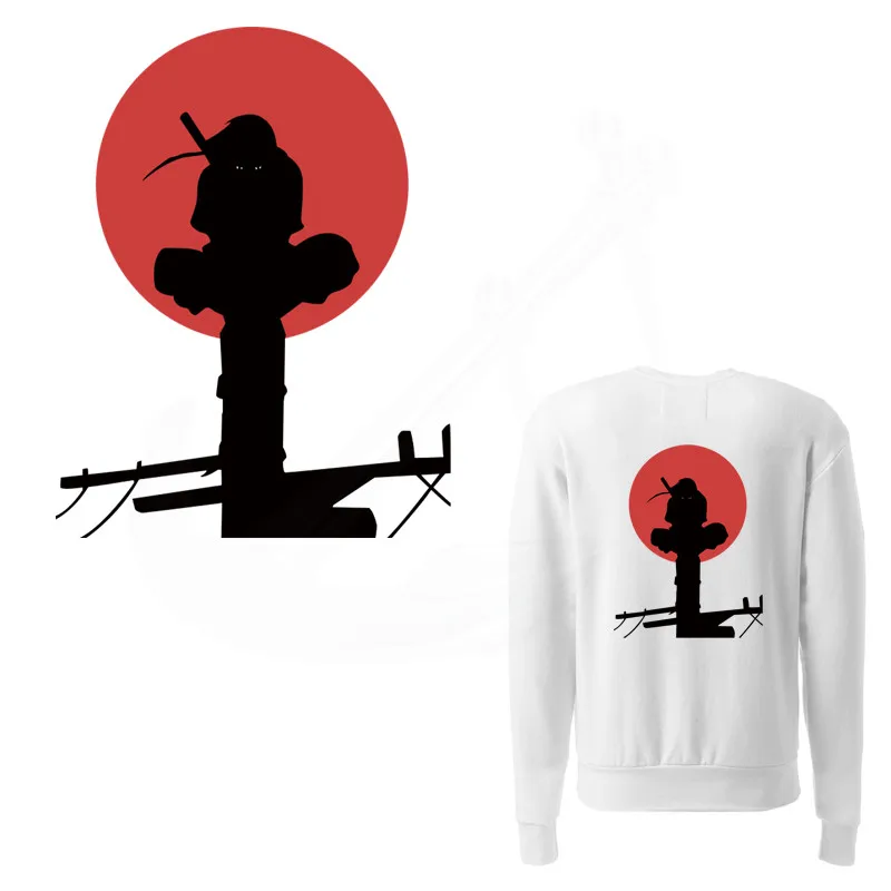 

Popular animation Uchiha Itachi patches T-shirt Dresses Sweater thermal transfer Patch for clothing By Household Irons