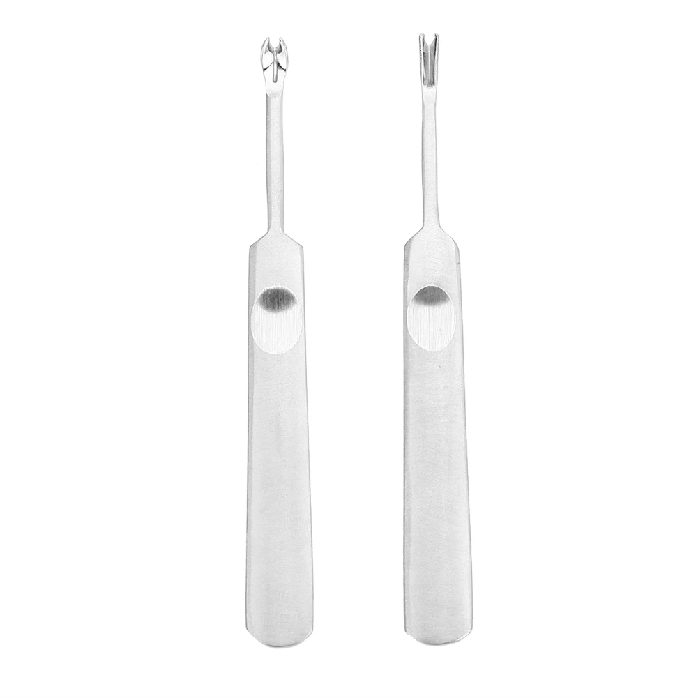 

2pcs Leather Tools for Leather Grooving and Edge Beveler Leathercraft 9.5cm Stainless Steel U V Shaped Skiving Tool