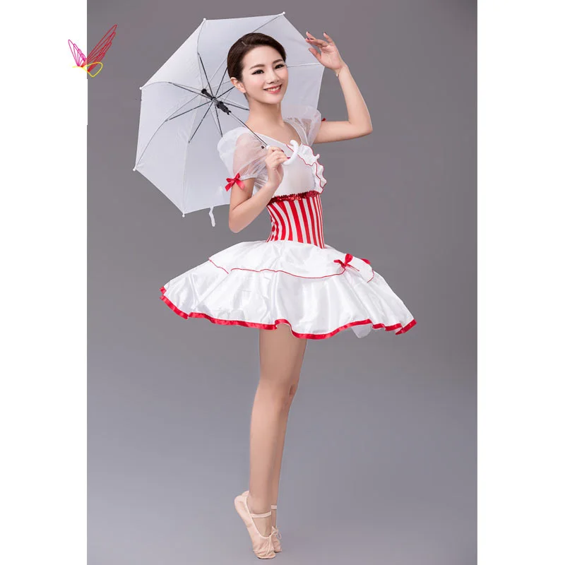 red ballet dress girl